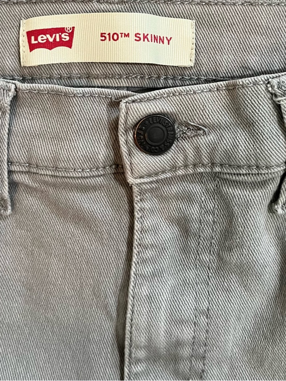 🧍🏽Levi's Big Kid Boys’ 510 Skinny Fit Jeans in Sidewalk~Sz 16 Reg~Low Rise~28X28 - Picture 8 of 14